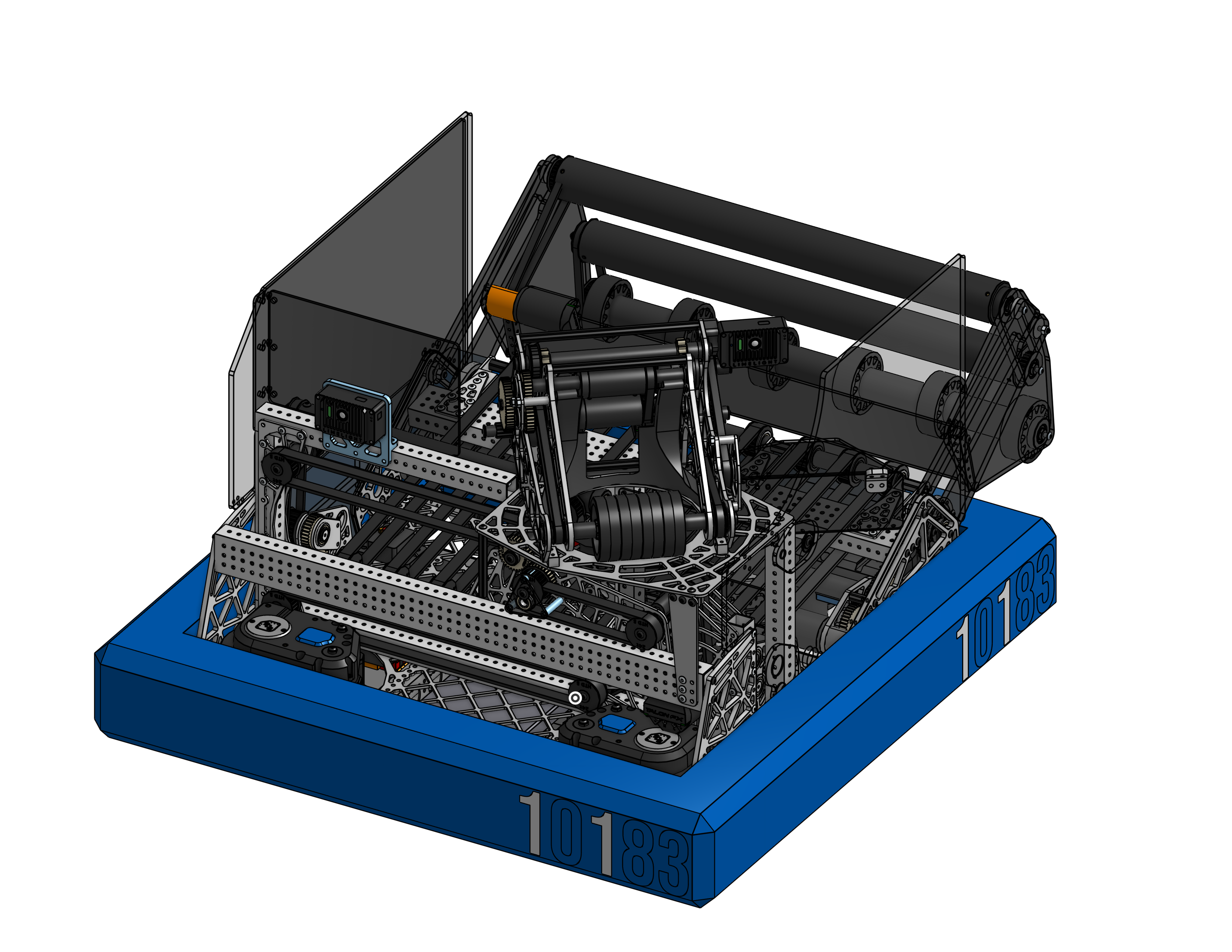 FRC 10183 ARC 2026 Robot "Mr. Peabody" CAD render