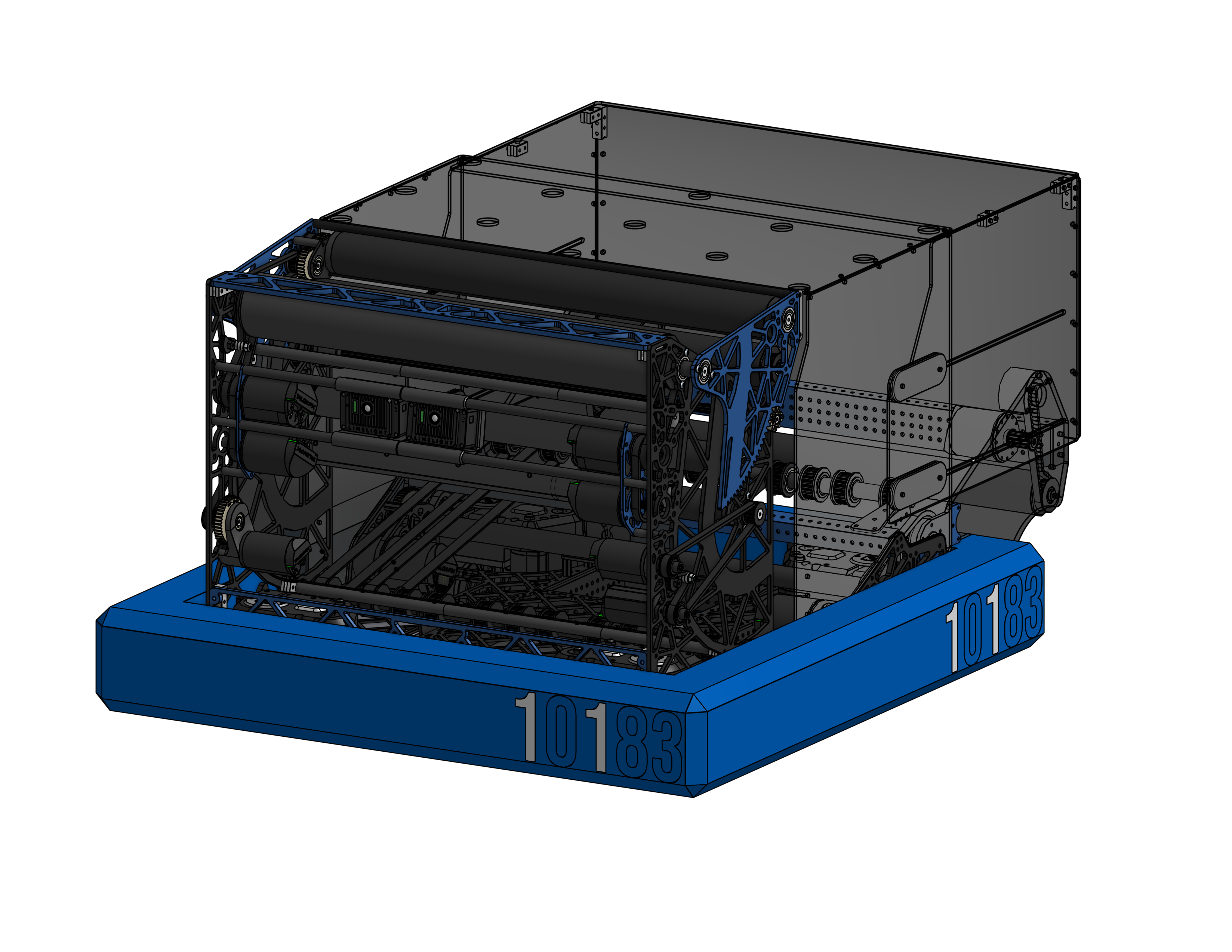 FRC 10183 ARC 2026 Robot "Dug" CAD render