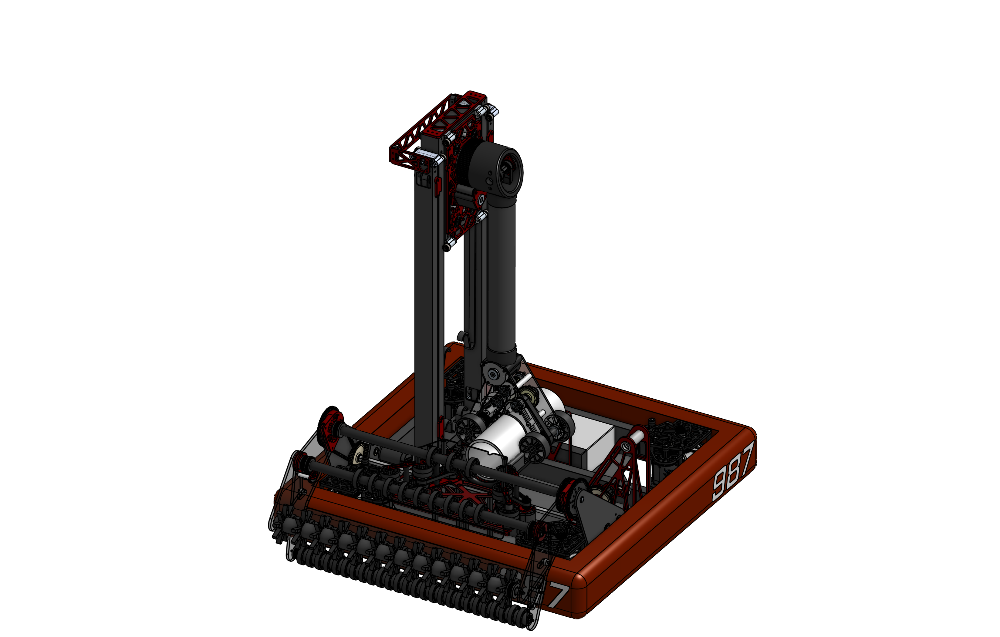 987 Offseason 2025 Robot CAD render