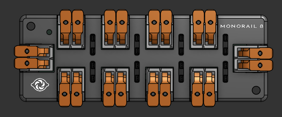 Monorail Rev 3 - Optimized Connectors