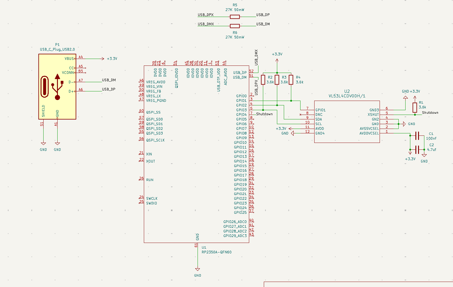 Distance Sensor Schematic