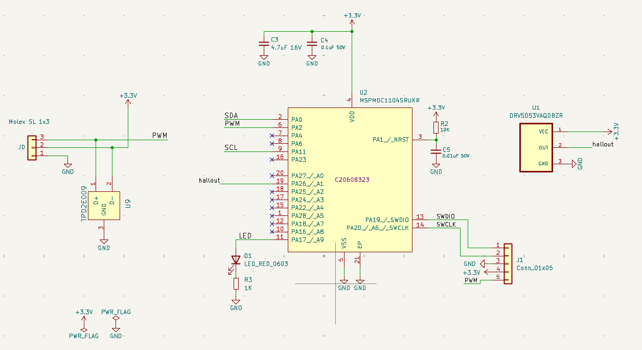 Hall Effect Sensor Schematic